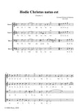 Palestrina-Hodie Christus natus est(Versions 1),in C Major,for A cappella