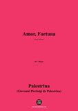 Palestrina-Amor,Fortuna,in C Major,for 4 Voices