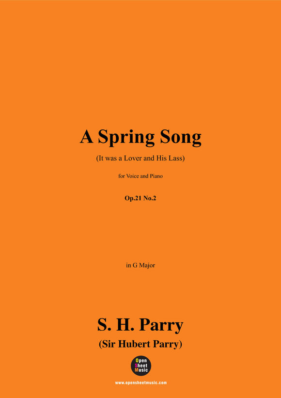 S. H. Parry-A Spring Song