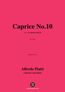 Alfredo Piatti-Caprice No.10,Op.25 No.10