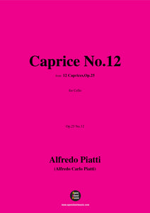 Alfredo Piatti-Caprice No.12,Op.25 No.12