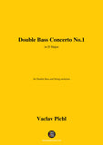 Pichl-Double Bass Concerto No.1,for Double Bass and String Orchestra