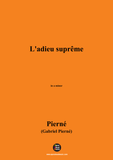 G. Pierné-L'adieu suprême