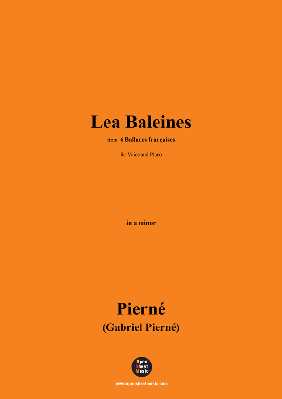 G. Pierné-Lea Baleines