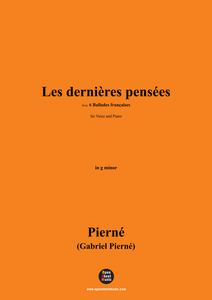 G. Pierné-Les dernières pensées