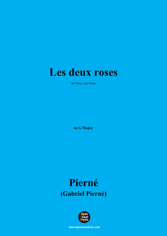 G. Pierné-Les deux roses