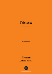G. Pierné-Tristesse