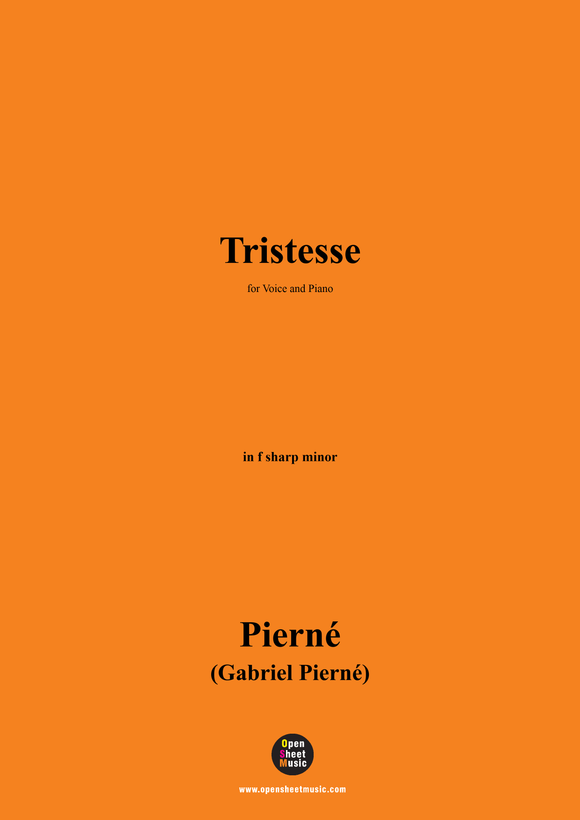 G. Pierné-Tristesse