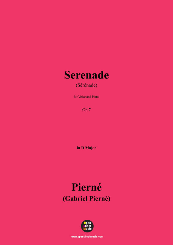 G. Pierné-Serenade