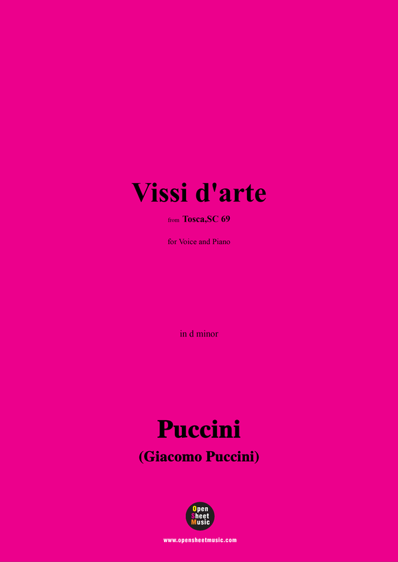 G. Puccini-Vissi d'arte(Act II)