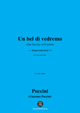 G. Puccini-Un bel dì vedremo,for Voice and Piano