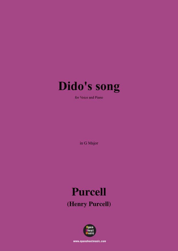 H. Purcell-Dido's song