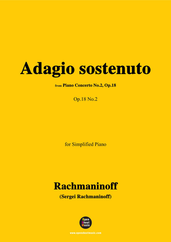 Rachmaninoff-Adagio sostenuto,Op.18 No.2