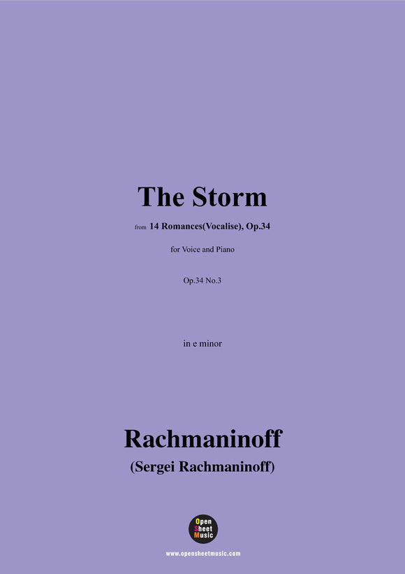 Rachmaninoff-The Storm