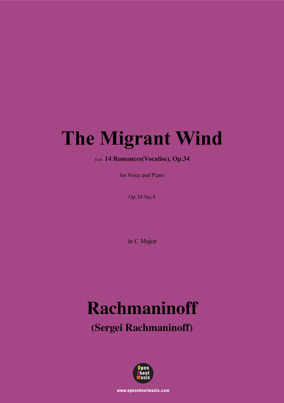 Rachmaninoff-The Migrant Wind