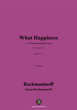 Rachmaninoff-What Happiness