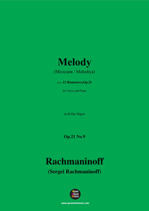 Rachmaninoff-Melody