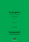 Rachmaninoff-No Prophet I