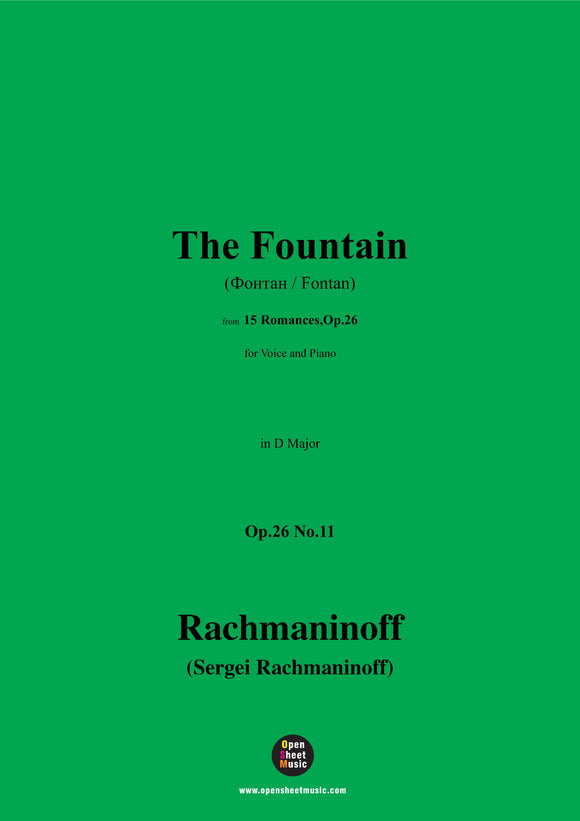 Rachmaninoff-The Fountain