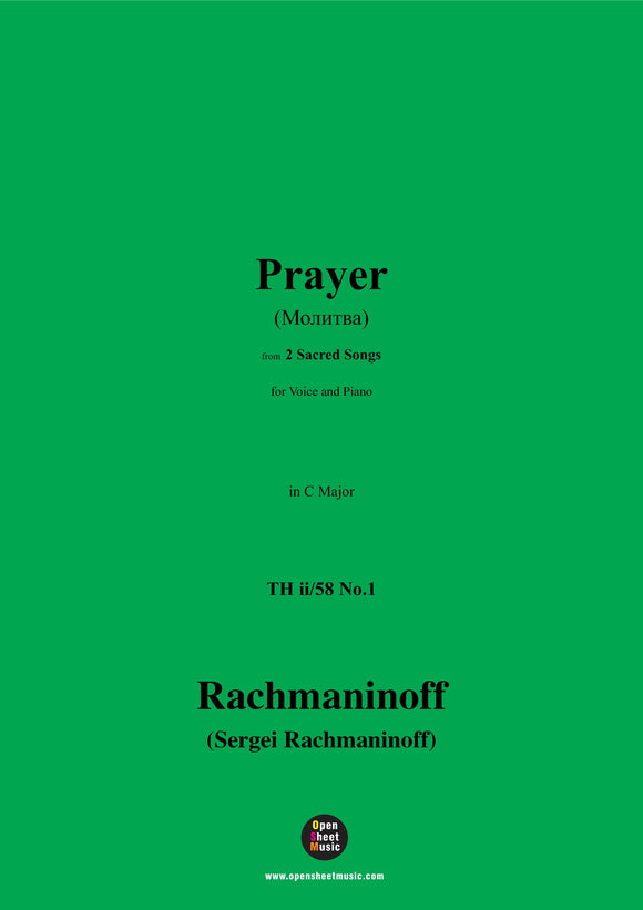Rachmaninoff-Prayer