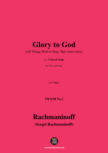 Rachmaninoff-Glory to God
