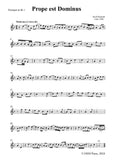 Regnart-Prope est Dominus,for 2 Trumpets and 2 Trombones