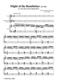 Rimsky-Korsakov-Flight of the Bumblebee,Act III,for Voice,Clarinet(ad lib.) and Piano