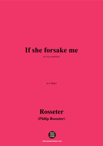 Rosseter-If she forsake me