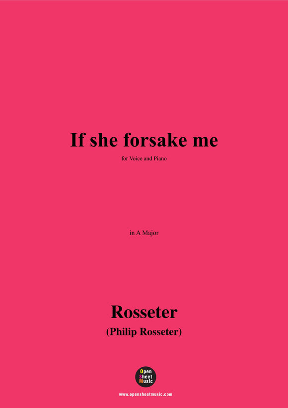 Rosseter-If she forsake me