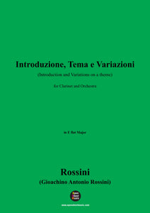 Rossini-Introduzione,Tema e Variazioni