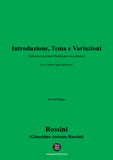 Rossini-Introduzione,Tema e Variazioni