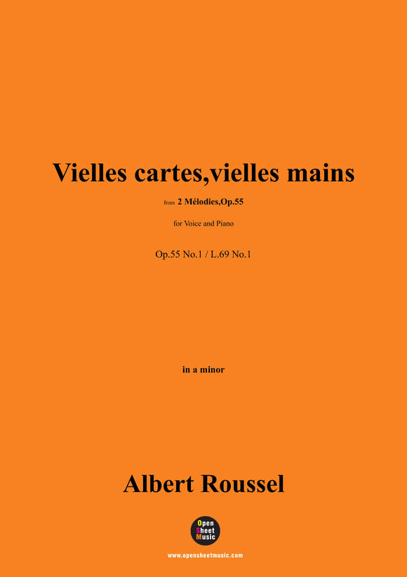 A. Roussel-Vielles cartes,vielles mains