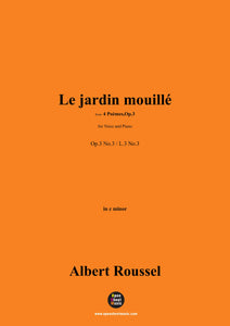A. Roussel-Le jardin mouillé