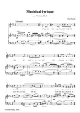 A. Roussel-Madrigal lyrique,Op.3 No.4