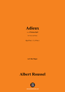 A. Roussel-Adieux,Op.8 No.1