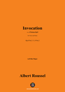 A. Roussel-Invocation,Op.8 No.2