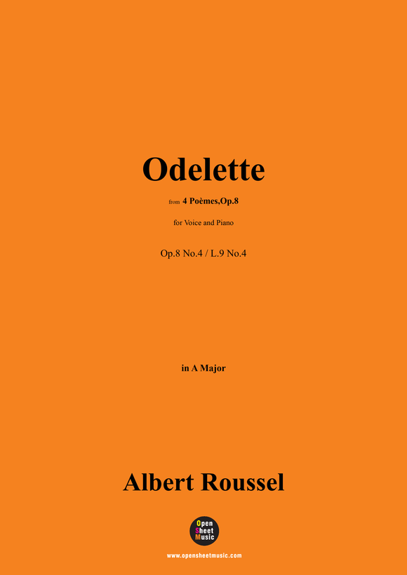 A. Roussel-Odelette,Op.8 No.4