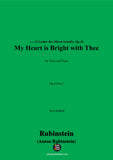 A. Rubinstein-Mein Herz schmückt sich mit Dir