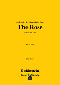 A. Rubinstein-Es hat die Rose sich beklagt(The Rose),Op.34 No.4