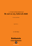 A. Rubinstein-Thu' nicht so spröde schönes Kind