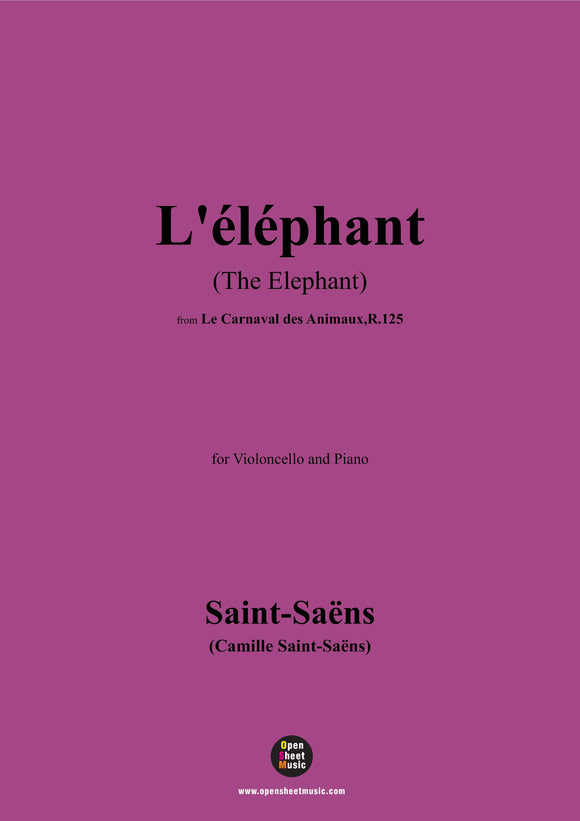 Saint-Saëns-L'éléphant(The Elephant)