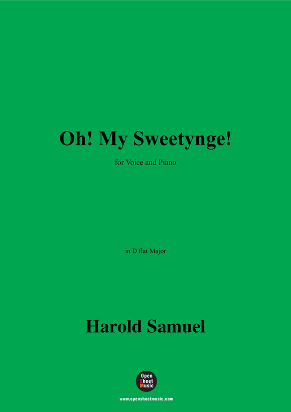 H. Samuel-Oh!My Sweetynge!