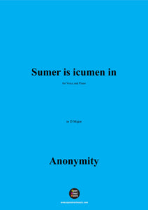 Anonymous-Sumer is icumen in