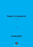 Anonymous-Sumer is icumen in