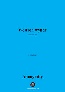 Anonymous-Westron wynde