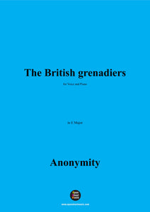 Anonymous-The British grenadiers
