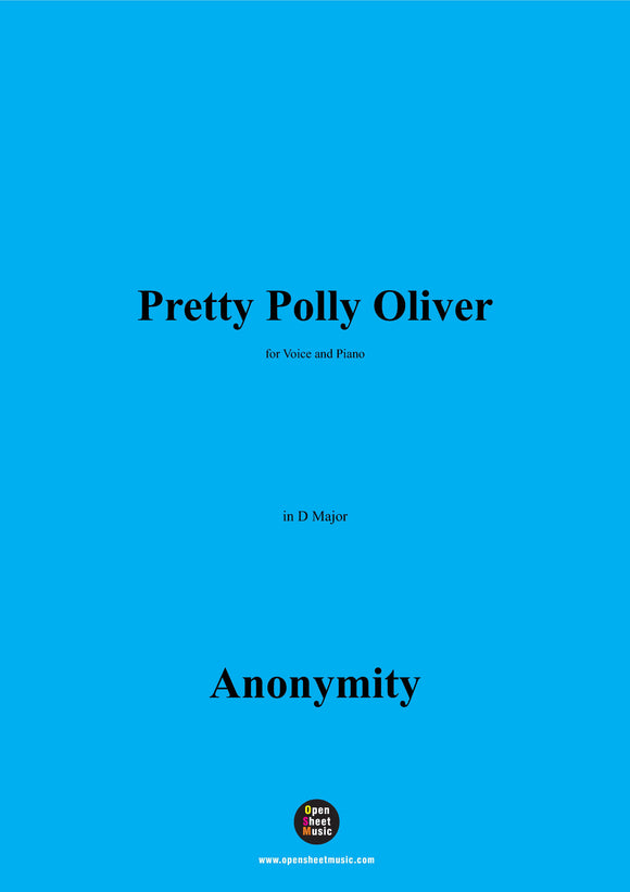 Anonymous-Pretty Polly Oliver
