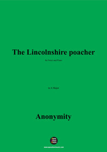 Anonymous-The Lincolnshire poacher