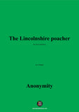 Anonymous-The Lincolnshire poacher
