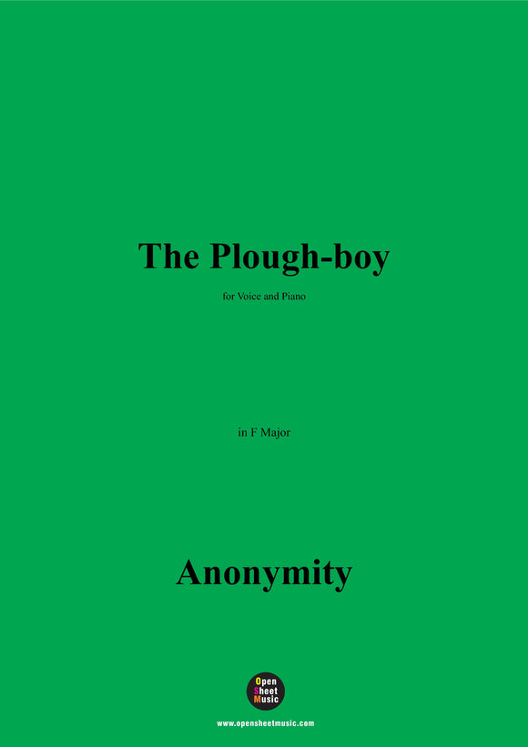 Anonymous-The Plough-boy